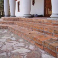 Brick tiles on terraces 7