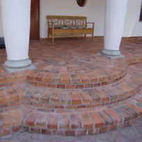 Brick tiles on terraces 6